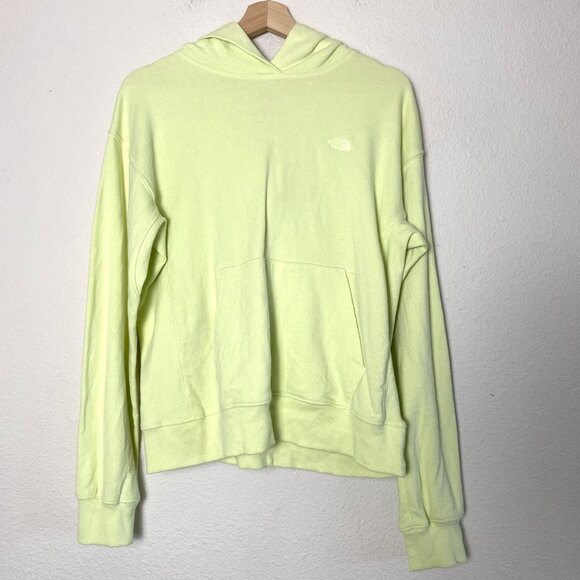 The North Face Sweaters - The North Face Long Sleeve Pullover Hoodie Sweatshirt Pale Yellow Medium